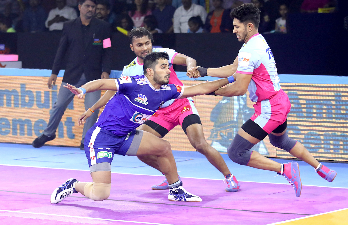 Haryana Steelers held Jaipur Pink Panthers to a 32-32 draw - Match report