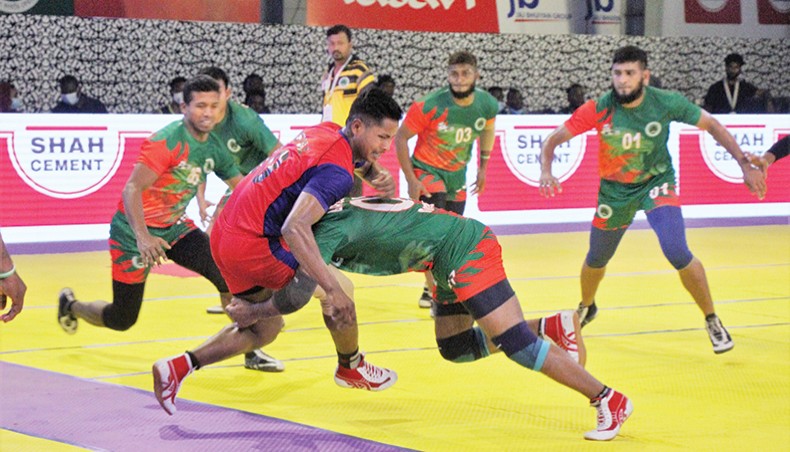 Bangladesh team in action