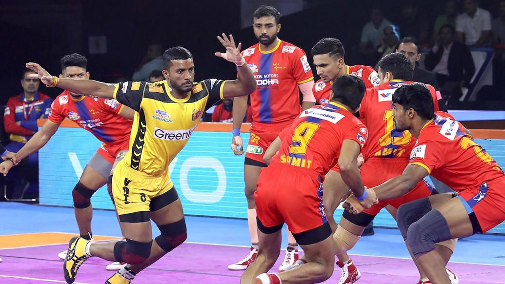 UP Yoddha and Telugu Titans share the spoils 20-20 in a tight encounter