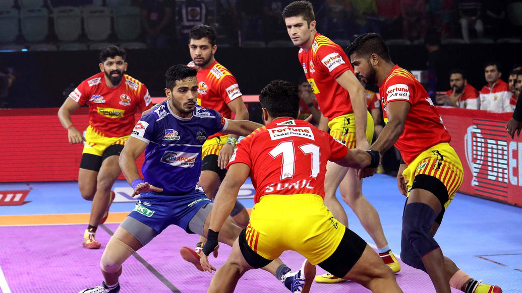 Haryana Steelers seal their third consecutive win against the Gujarat  Fortunegiants!