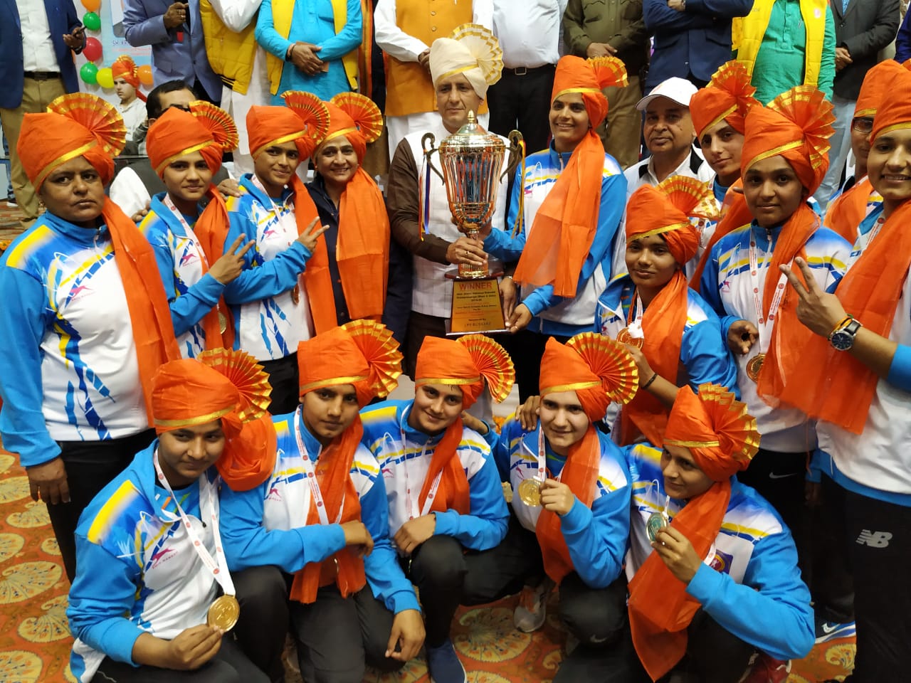 Winning Haryana team - Junior nationals
