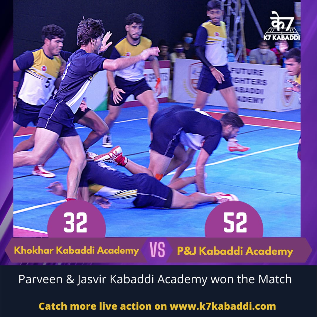 Praveen and Jasvir Panipat Academy vs Khokhar Academy