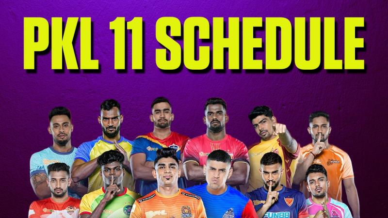 PKL 11 schedule 