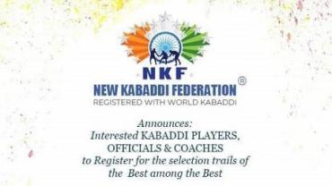 NKF's Indo International Premier Kabaddi League registration