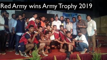 red army wins army trophy