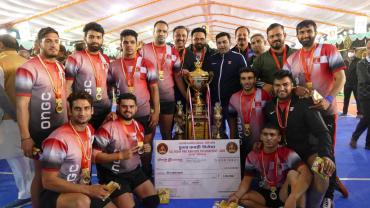 ONGC became the champions of 38th AIMKC