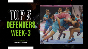 PKL 8 Week 3 Best Defenders