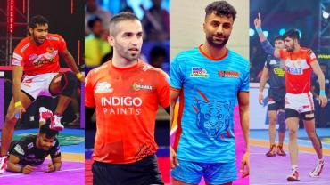 Playing 7 for Gujarat Giants Against Telugu Titans