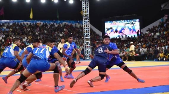 Defending champions Maharashtra received the knockout punch from the Indian Railways