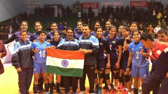 Indian women's kabaddi Team in SAG