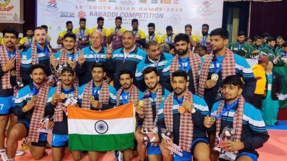 SAG Kabaddi Indian Winning Team